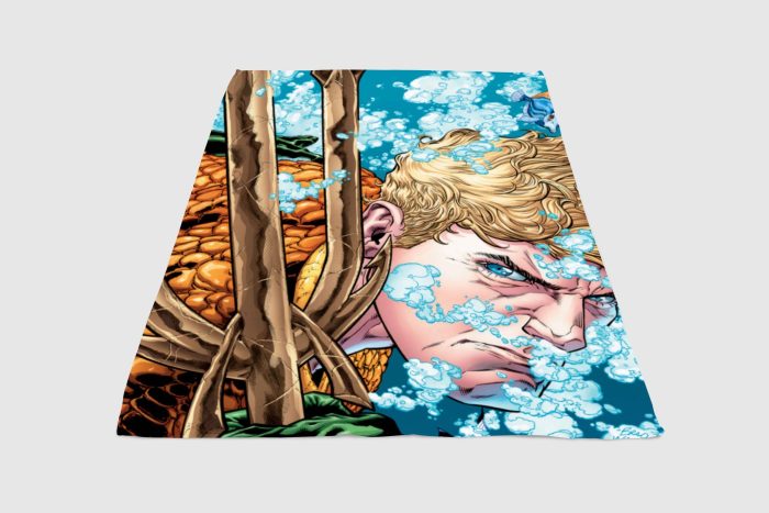 Aquaman Comic Version Dc Fleece Blanket Sherpa Blanket