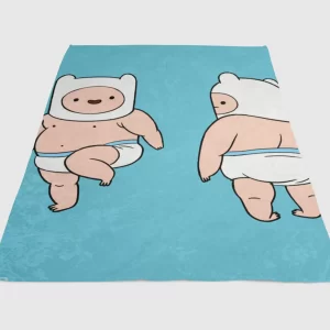 Baby Adventure Time Fleece Blanket Sherpa Blanket