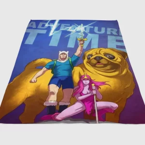 Badass Adventure Time Fleece Blanket Sherpa Blanket