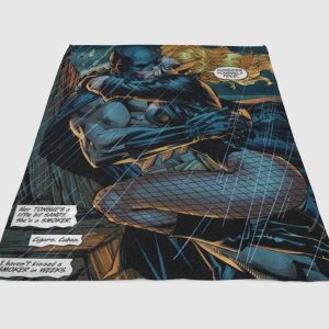 Batman And Black Canary Kiss Fleece Blanket Sherpa Blanket