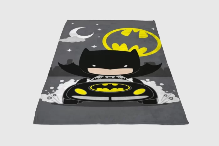 Batman Cartoon Wallpaper Fleece Blanket Sherpa Blanket