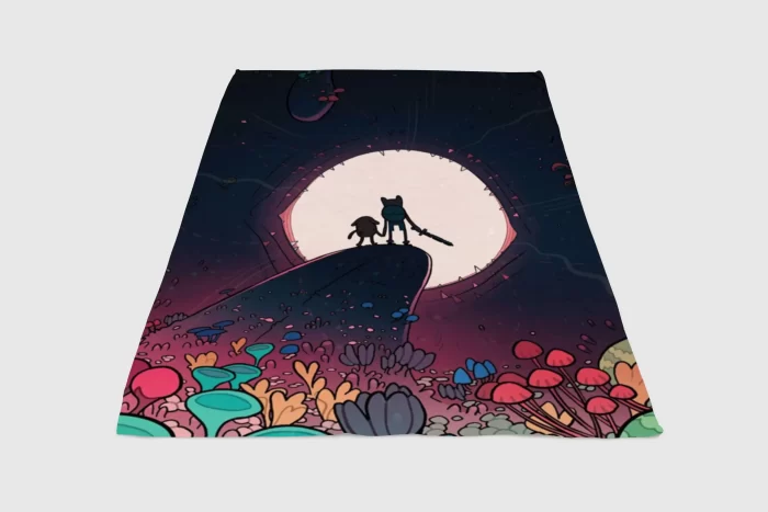 Beautiful Adventure Time Fleece Blanket Sherpa Blanket