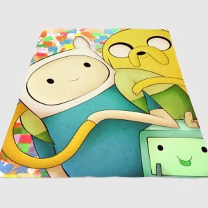 Beemo Jack And Finn Adventure Time Fleece Blanket Sherpa Blanket