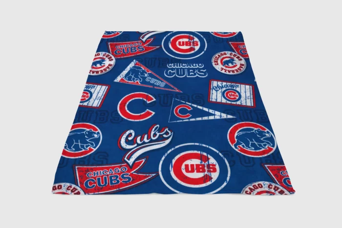 Chicago Cubs Cotton Fabric Fleece Blanket Sherpa Blanket