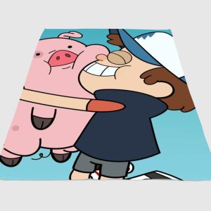 Dipper And Pig Gravity Falls Fleece Blanket Sherpa Blanket