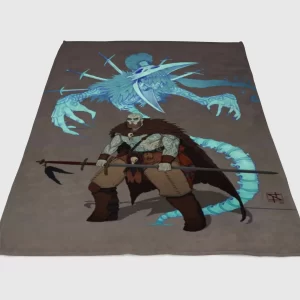 Dnd Ancestral Barbarian Fleece Blanket Sherpa Blanket