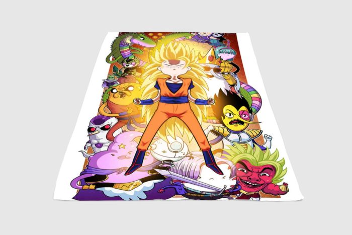 Dragon Ball Adventure Time Fleece Blanket Sherpa Blanket