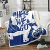 Edmonton Oilers Sherpa Fleece Fleece Blanket Sherpa Blanket