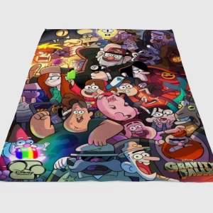 Gravity Falls Comic Fleece Blanket Sherpa Blanket