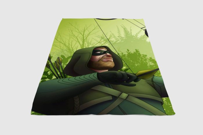 Green Arrow Dc Fleece Blanket Sherpa Blanket