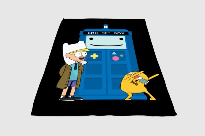 Halte Adventure Time Fleece Blanket Sherpa Blanket