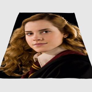 Hermione With Uniform Harry Potter Fleece Blanket Sherpa Blanket