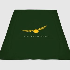 I Open At The Close Harry Potter Fleece Blanket Sherpa Blanket