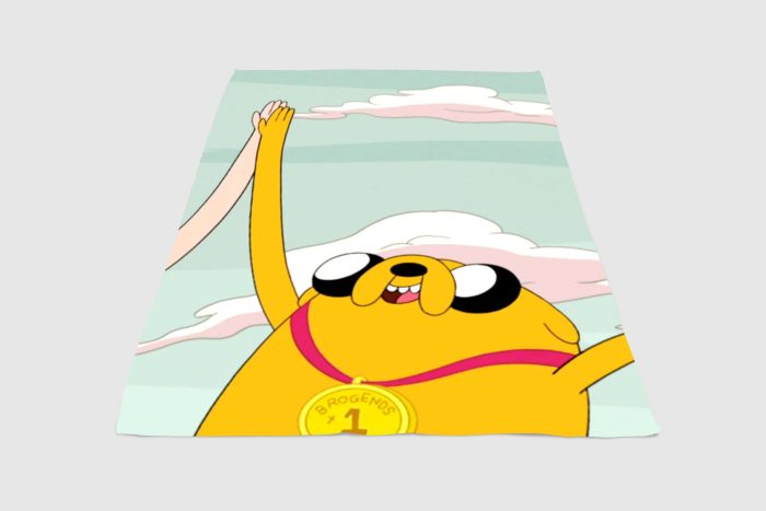 Jack Champions Adventure Time Fleece Blanket Sherpa Blanket