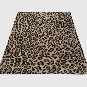 Leopard Wallpaper Fleece Blanket Sherpa Blanket