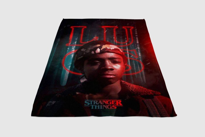 Lucas Stranger Things Fleece Blanket Sherpa Blanket