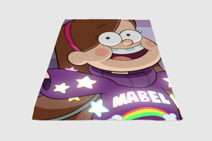 Mabel Glowing Gravity Falls Fleece Blanket Sherpa Blanket