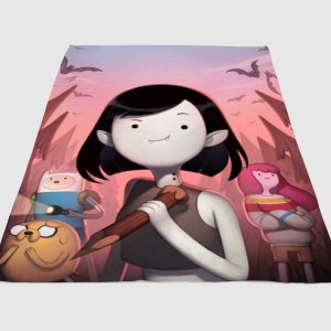 Marceline Cute Adventure Time Fleece Blanket Sherpa Blanket
