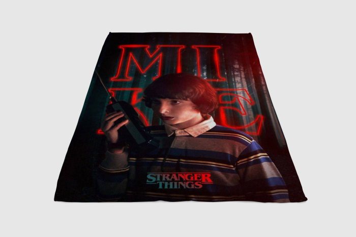 Mike Stranger Things Fleece Blanket Sherpa Blanket