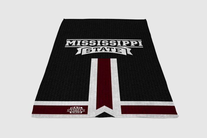 Mississippi State Bulldogs Baseball Fleece Blanket Sherpa Blanket