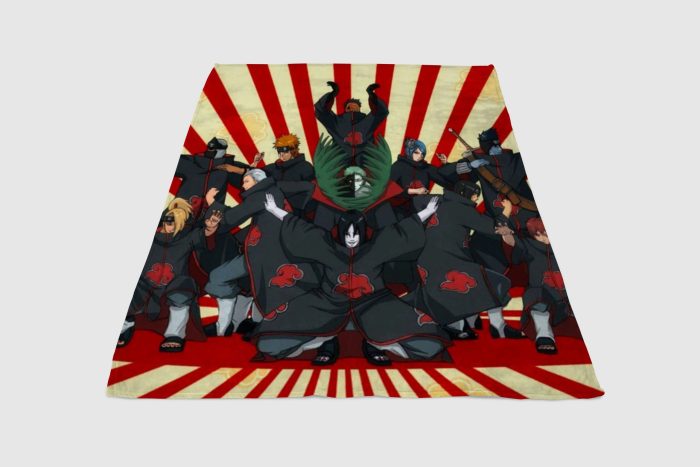 Naruto Akatsuki Wallpaper Fleece Blanket Sherpa Blanket