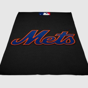 New York Mets Fleece Blanket Sherpa Blanket