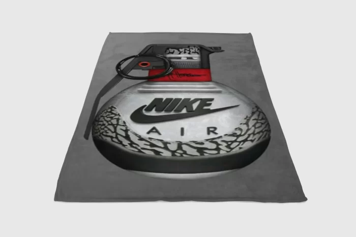 Nike Bom Wallpaper Fleece Blanket Sherpa Blanket
