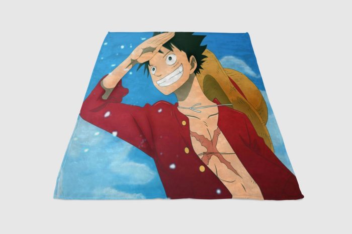 One Piece Wallpaper Fleece Blanket Sherpa Blanket