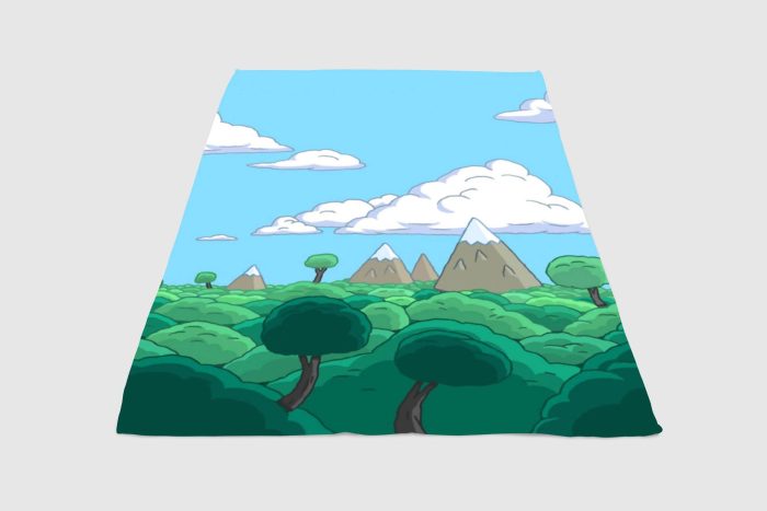 Popular Place Adventure Time Fleece Blanket Sherpa Blanket