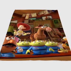 Pottato Head And Another Character Toy Story Fleece Blanket Sherpa Blanket