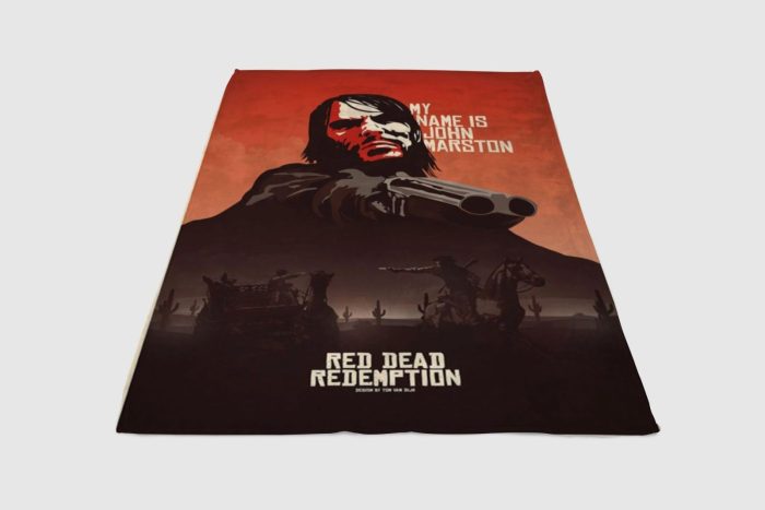 Red Dead Redemption Fleece Blanket Sherpa Blanket