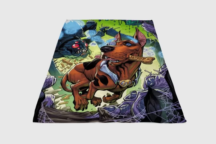 Scooby Doo Zombie Fleece Blanket Sherpa Blanket