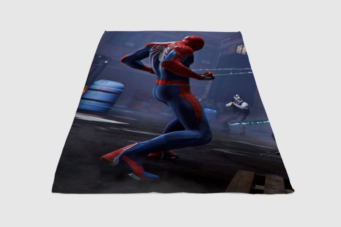 Spiderman 4 Game Fleece Blanket Sherpa Blanket