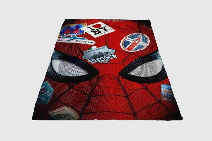 Spiderman Comic Wallpaper Fleece Blanket Sherpa Blanket