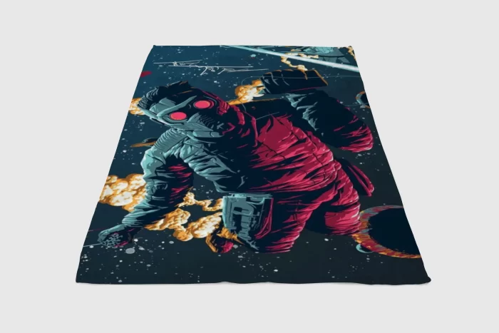 Star Lord Wallpaper Fleece Blanket Sherpa Blanket