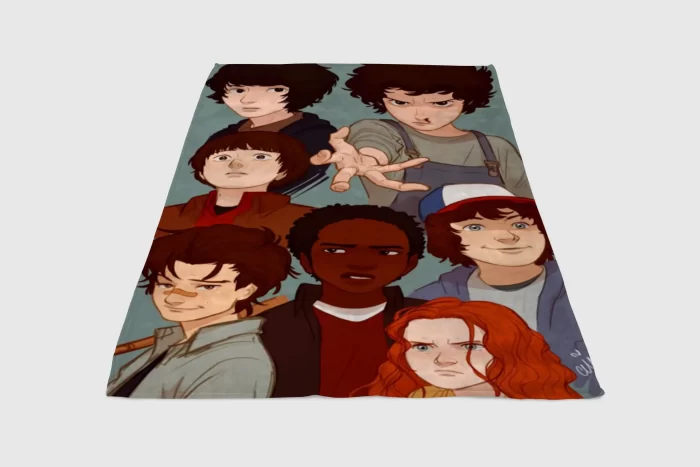 Stranger Things Art Fleece Blanket Sherpa Blanket