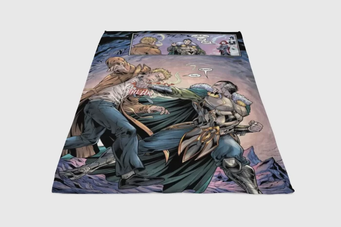 Super Hero Comics Fleece Blanket Sherpa Blanket