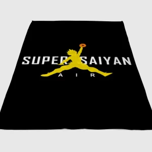 Super Saiyan Air Fleece Blanket Sherpa Blanket