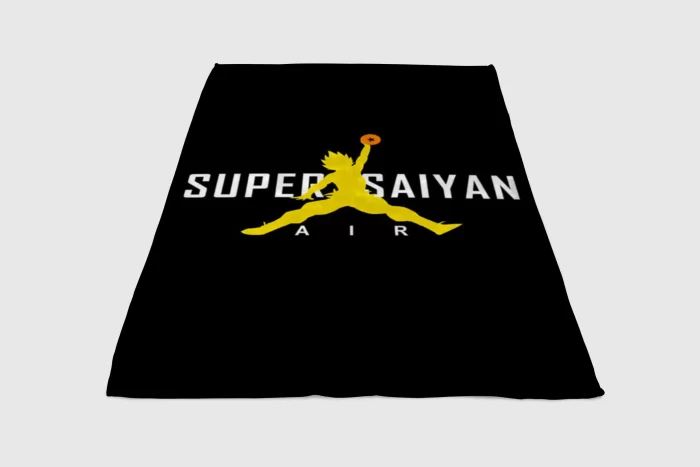 Super Saiyan Air Fleece Blanket Sherpa Blanket