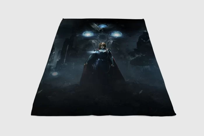 Supergirl Injustice 2 Fleece Blanket Sherpa Blanket