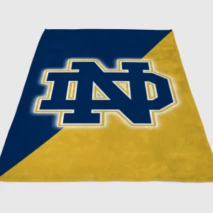 The Notre Dame Fighting Irish Baseball Fleece Blanket Sherpa Blanket