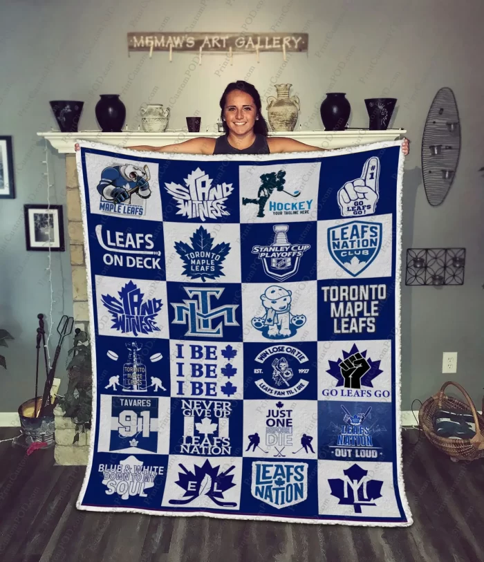 Toronto Maple Leafs Fleece Fleece Blanket Sherpa Blanket