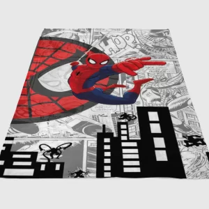 Ultimate Comics Spider-Man Fleece Blanket Sherpa Blanket