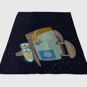 Van Space Rick And Morty Fleece Blanket Sherpa Blanket