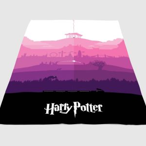 Vector Layout Harry Potter Fleece Blanket Sherpa Blanket