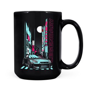 Alternative view of JDM Japanese Tokio Racecar Tuning Car - Black Mug