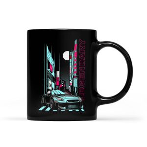 JDM Japanese Tokio Racecar Tuning Car - Black Mug
