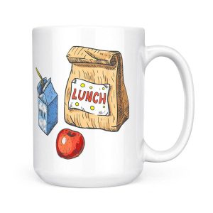 Alternative view of Lunch Lady Cafeteria Worker Perfect School Gift - White Mug