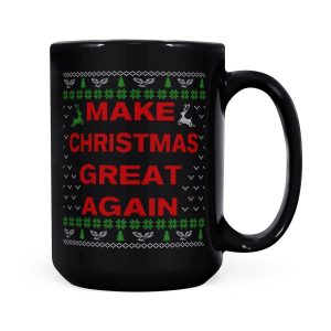 Alternative view of Make Christmas Great Again - Black Mug
