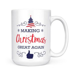 Alternative view of Make Christmas Great Again - White Mug